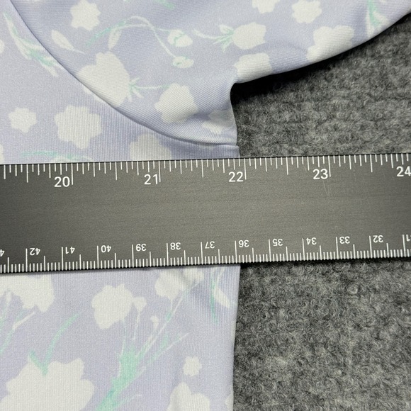 Bad Birdie Core Polo Baby Lush Floral Print Golf Shirt Men's Size L - Picture 5 of 9